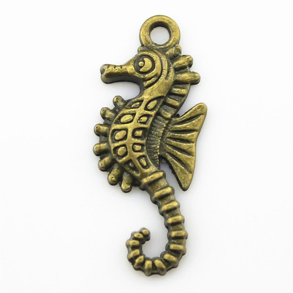 

Античный бронзовый цвет, 10 шт., бренд: WYISYWG Подвески для гиппокампа, изготовление ювелирных изделий, 29x12 мм