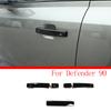 ABS Black For Land Rover Defender 90 110 2020-23 Car Interior Central Control Protection Cover Decorative Patch Car Accessories