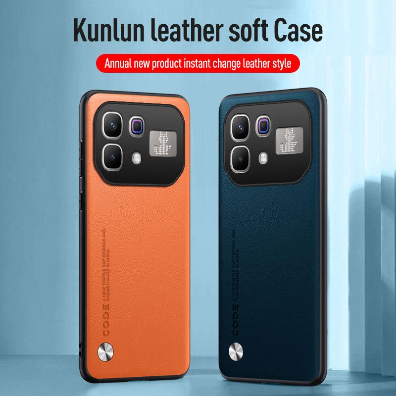 EUCAGR Luxury PU Leather For Infinix Note 60 Pro Silicone Shockproof Phone Case Back Cover For Infinix Note 60Pro Bumper Fundas