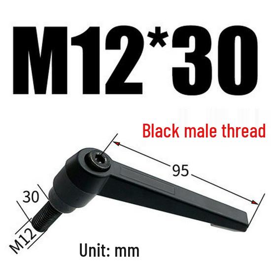 Adjustable Ratchet Handle L-Shaped Wrench with M5/M10/M16 Set Screw 7-Shaped Quick Lock Bolt