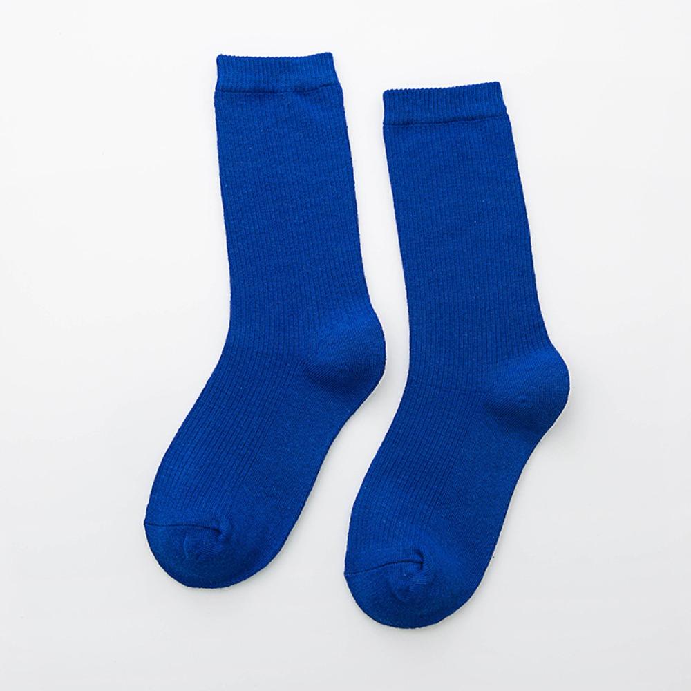 

Soft Pile Socks Anti-slip Women Socks Casual Long Tube Sock Girls синій