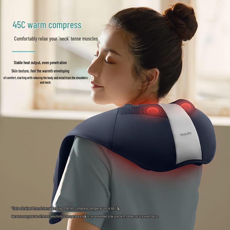 Philips Neck and Shoulder Massager PPM3212DB/93 CN plug (adapter included)