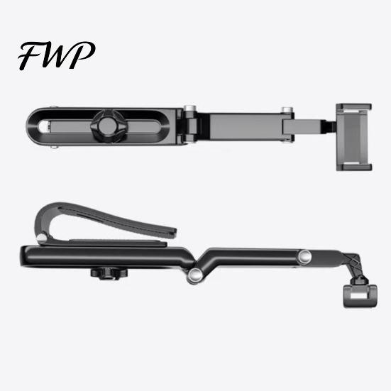 Anti-slip Phone Holder Sun Visor Secure Car Mount Anti-Slip Clamp Rotatable 360-Degree Adjustable for Most Smartphones Mobile