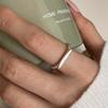 Elegantly Adjustable Crafted Open Heart Ring For Women Unique Design Geometric