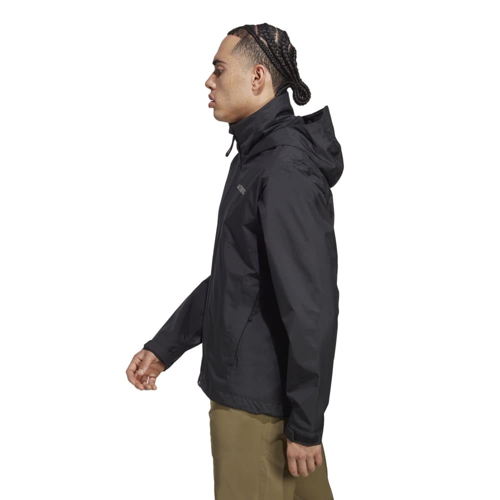 Adidas RB364 Terrex Multi Rain Sizes Men's RAIN.RDY Two-Layer Jacket, Black, J/XL