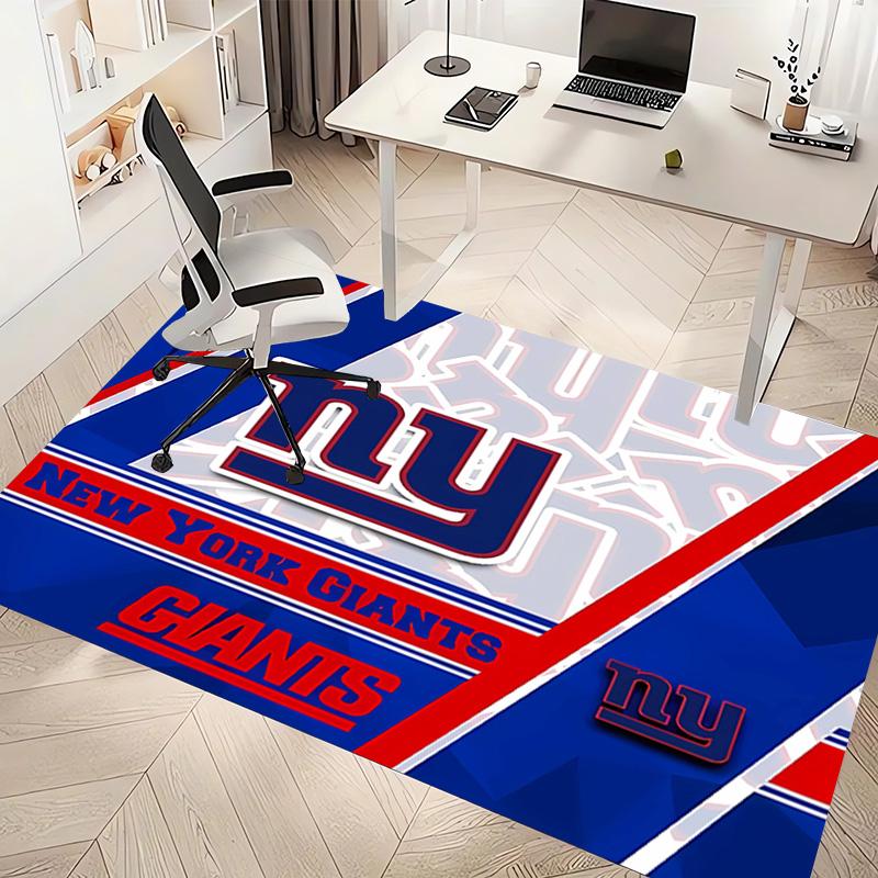 1pc New York Giants logo Print Area Rug - Soft, Washable Non-Slip Indoor Mat, Living Room, Home Office Decorative Rug,Office Decorative