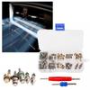 102Pcs Car R134a R12 A C Air Conditioning Valve Core & Remover Tool Kit 1 4   5 16
