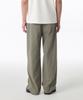 MUSINSA STANDARD Nylon Crease One-Tuck Wide Elastic Pants [Dusty Khaki]