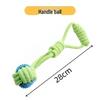 Pet Interactive Cotton Rope Teething Ball with Double Pull Knot for Dogs