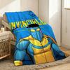 Cartoon I-Invincible-S Blanket 3D Flannel Blanket Soft Throw Art For Home Decor Bedroom Sofa Naps Picnic Birthday Present Gifts