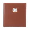 Leather Cigar Box with Hygrometer and Humidifier Cigar Travel Carry Case Desktop Box  (Brown)
