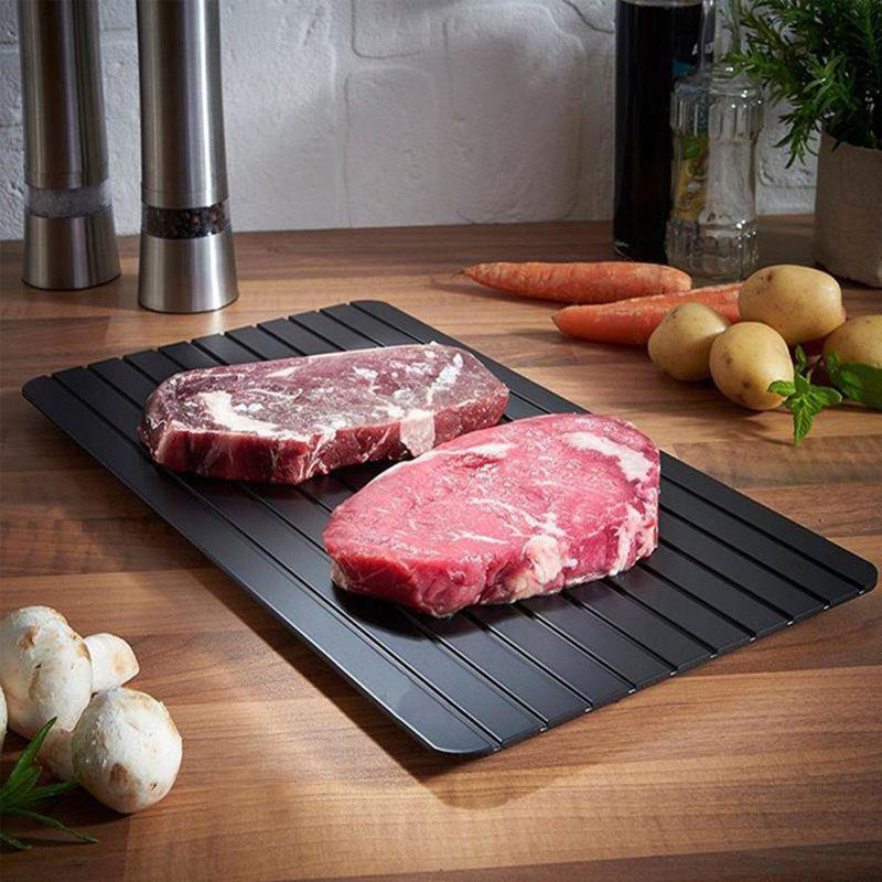 Premium Fast Defrosting Tray For Effortless Thawing Of Meat And Fruits At Home