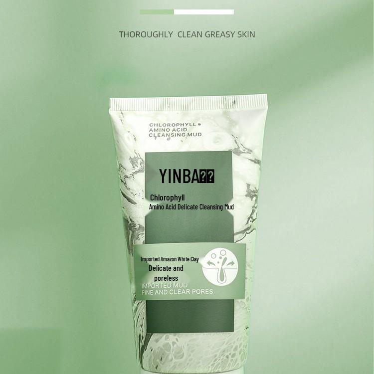 YINBA Chlorophyll Amino Acid Deep Cleansing Facial Mud Cleanser