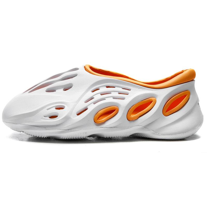 Kokosové děrované boty pánské letní ležérní dvoubarevné duté plážové brodící sandály pár módní zahradní boty ženy