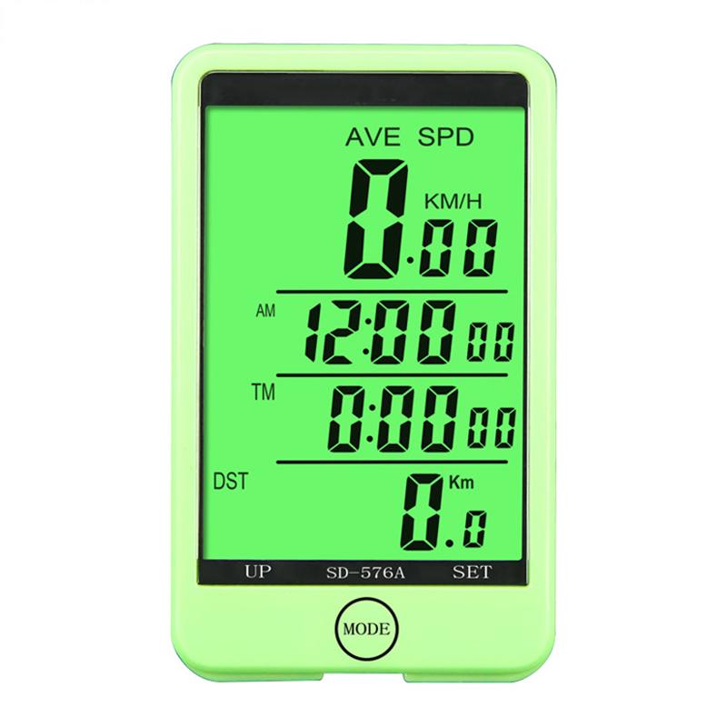 Bicycle Speedometer and Odometer Wired Bike Cycling Computer Waterproof Bike Stopwatch With Large Screen Bicycle Accessories2