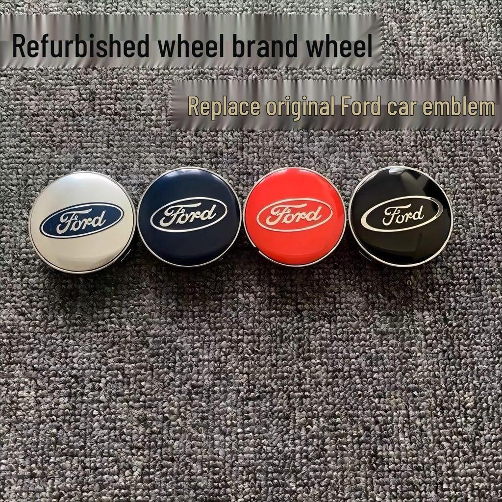 60mm Krytky náboja kolesa pre upravené modely Ford - Stredové logá na kolesá