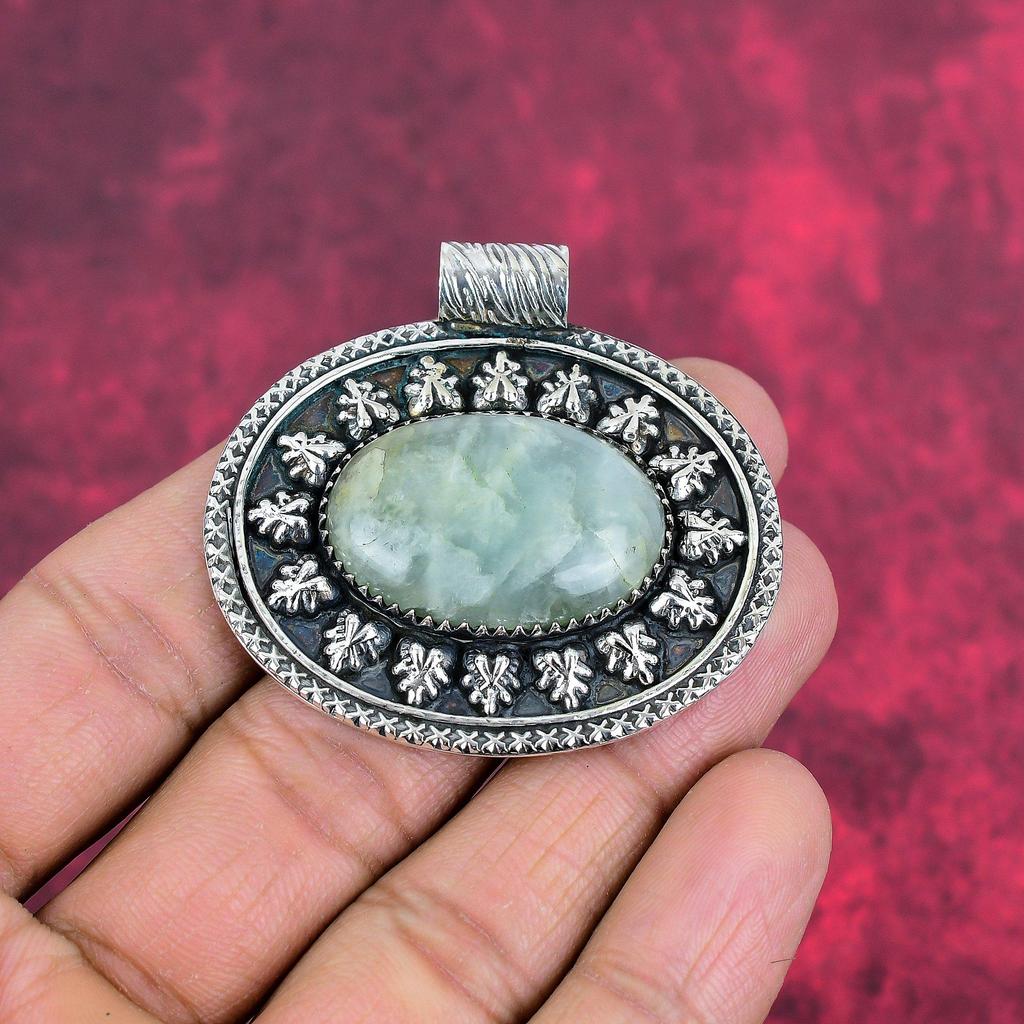 Aquamrine Pendant, 925 Solid Sterling Silver Gemstone Jewelry, Handmade Pendant, For Thanksgiving