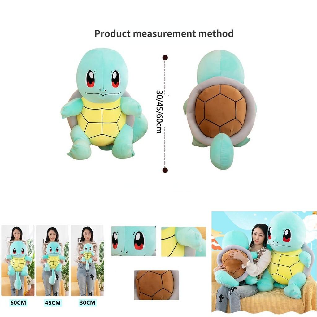 Pokemon Squirtle Plush Stuffed Toy Cute And Skin Friendly Ideal Japanese Anime Gift For Kids 11/17/23in Big Size!