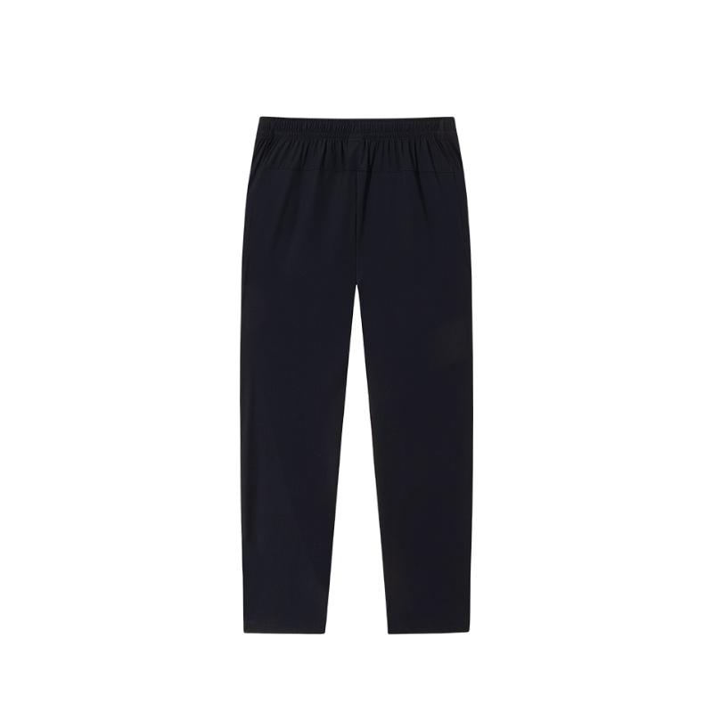 Anta Trainingsserie Einfarbige Mittelhohe Atmungsaktive Vielseitige Hose Herrenhose Schwarz 152527301D-1