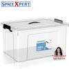 SPACEXPERT Clear Plastic Storage Box with Handles