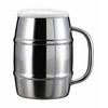 Captain Stag (CAPTAIN STAG) UE-3499 Double Stainless Steel Beer Mug, Insulated, Barrel-Shaped, 1L, with Vacuum-Resistant Design