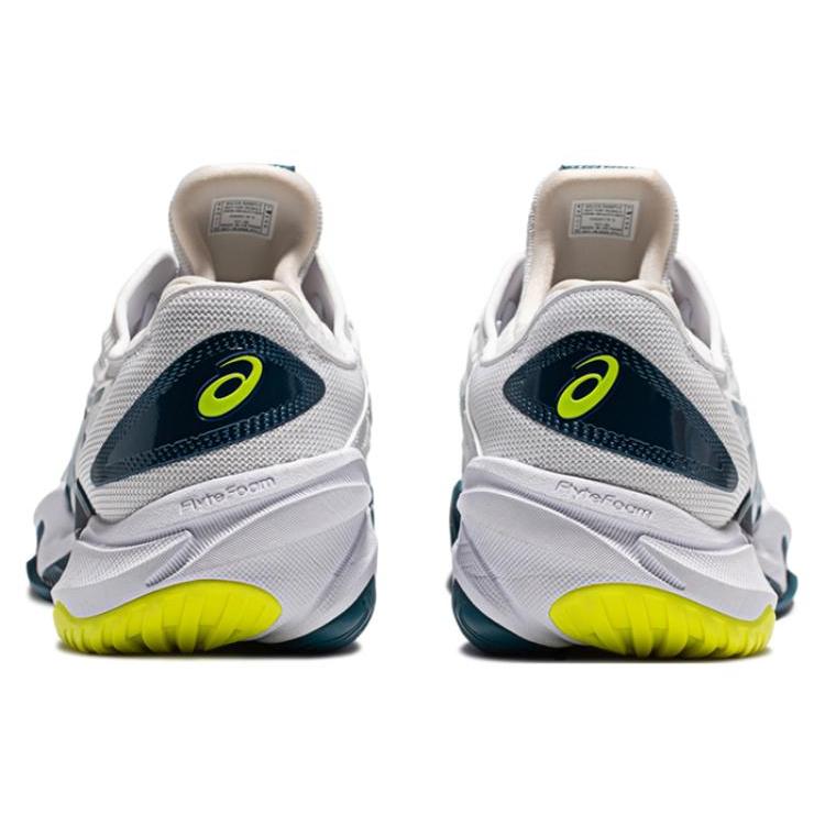 New Asics Court Ff 3 White Gris Blue 1041A370-101