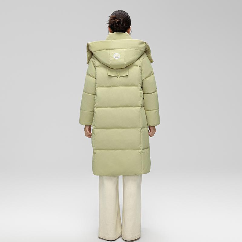 Herbst Winter Dicke Warme Jacke Frauen Einfarbig Mit Kapuze Mantel Parkas Mittel Lange Zipper Outwear M-XXL