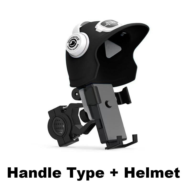 New Motorcycle Phone Holder Waterproof Phone Holder Bracket With Helmet Waterproof Shade Cell Phone Holder
