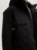 Зимняя куртка Tom Tailor Denim Arctic Mantel abnehmbarer Kapuze schwarz