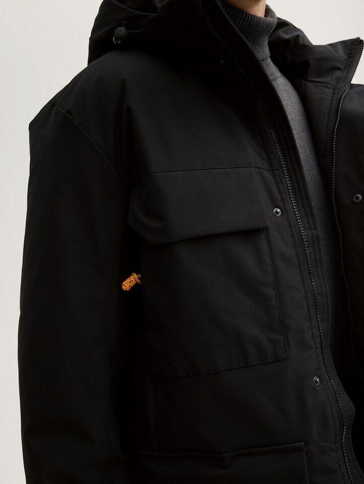 Зимняя куртка Tom Tailor Denim Arctic Mantel abnehmbarer Kapuze schwarz