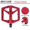 BUCKLOS MTB Bike Pedals Sealed Bearing Mountain Road Bicycle Flat Pedal Platform Ultralight 9 16'' Platform Pedals Bicycle Part