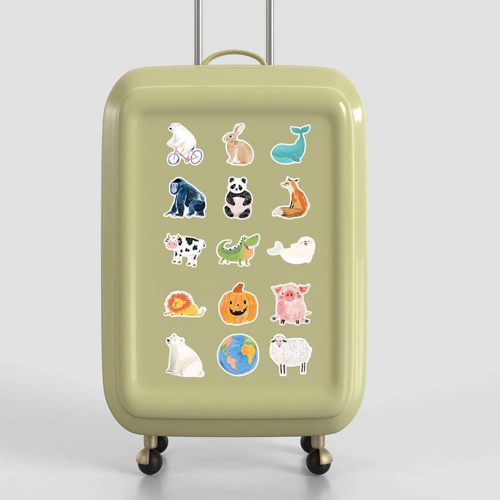 50 Cute Children's Graffiti Stickers Creative Children's Graffiti Stickers Water Cup Suitcase Waterproof Decorative Stickers