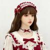 Lolita Lace Ribbon Bow Headband & Skirt Headdress