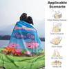 Peppa Pig Personalized Name Blanket Cozy Personalized Blanket Soft & Cozy Throw For Bed Seaside Picnics Livingroom Ideal for All Seasons