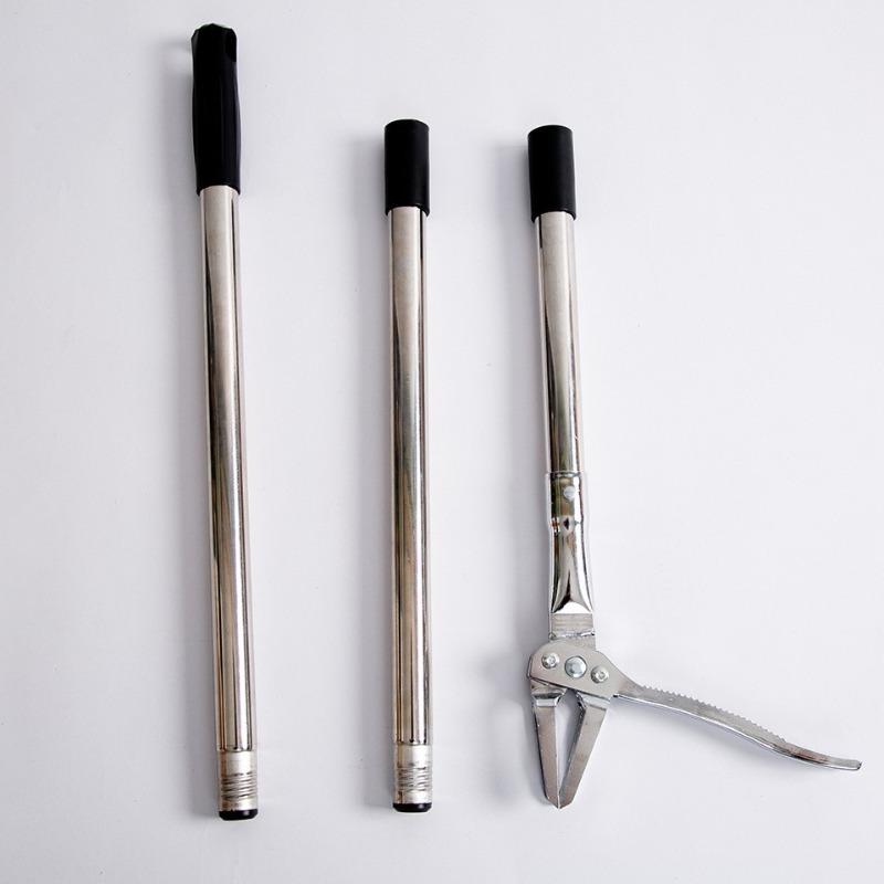 Weed Puller with Double-section Detachable Stainless Steel Tube, Weeding and Wild Vegetable Digging Gardening Tool, Manual Weed Removal Tool