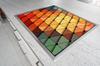 Glas-Schutzplatte für den Herd 70x52 Farbe