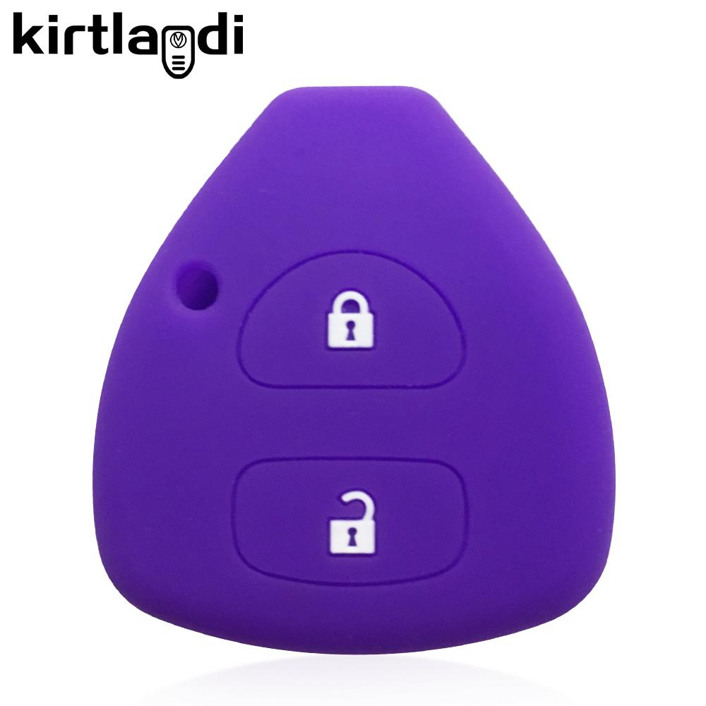Car Accessories Key Case Cap for Toyota Rav4 Auris Corolla IQ Porte Yaris/Vitz Verso Hilux Icon Camry 40 2/3/4 Buttons Key Cover
