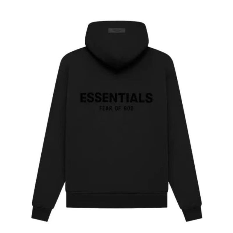 Essentials SS22 Flocked Print Fleece Hoodie
