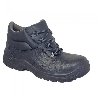 Mens Padded Collar D-Ring Chukka Safety Boots With Steel Midsole