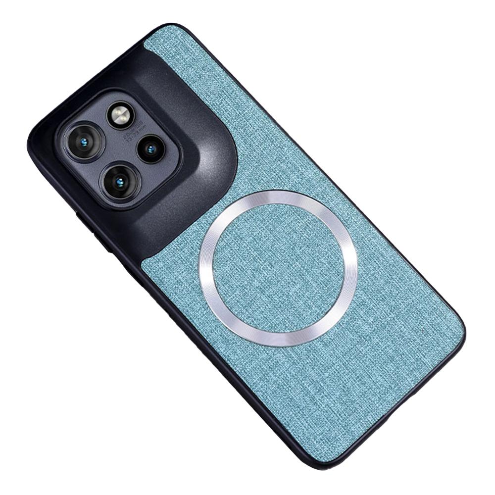 For Motorola Edge 50 Neo 5G/Moto S50 5G/Thinkphone 25 5G Magnetic Case Drop-Proof TPU+Cloth Back Phone Cover