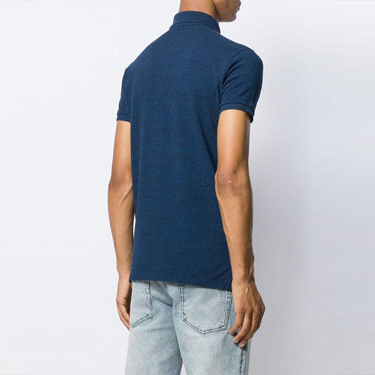 Polo Ralph Lauren Logo Slim Fit Polo cu Mânecă Scurtă Bărbați topuri Albastru 710536856-265