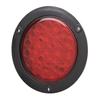 2pcs 24LEDs 4in Waterproof  Plastic Side Marker Round Lamp Trailer Truck Tail Light