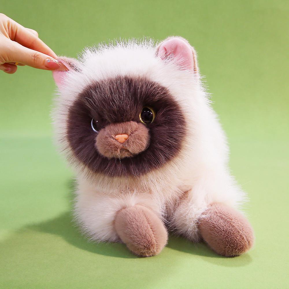 Plush Cat Adorable Toy Stuffed Doll With Sound For Kids Decorative Bedroom
