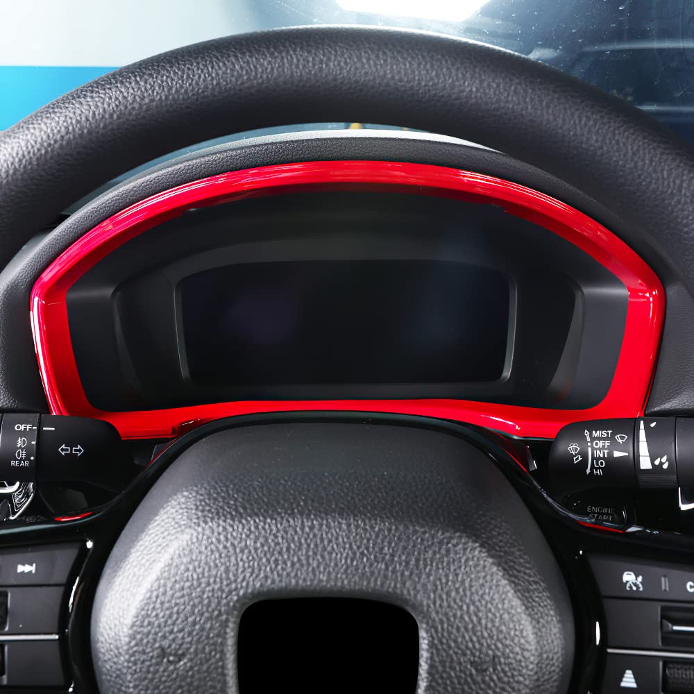 

Onami 11th Generation Civic Meter Panel Meter Hood Interior Panel Garnish Honda New CIVIC FL1 ABS 1P [Bright Red] 11CIV-92-R