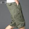 Men's Loose Cotton Cargo Shorts - Casual Mid-Length Five-Point Summer Wear