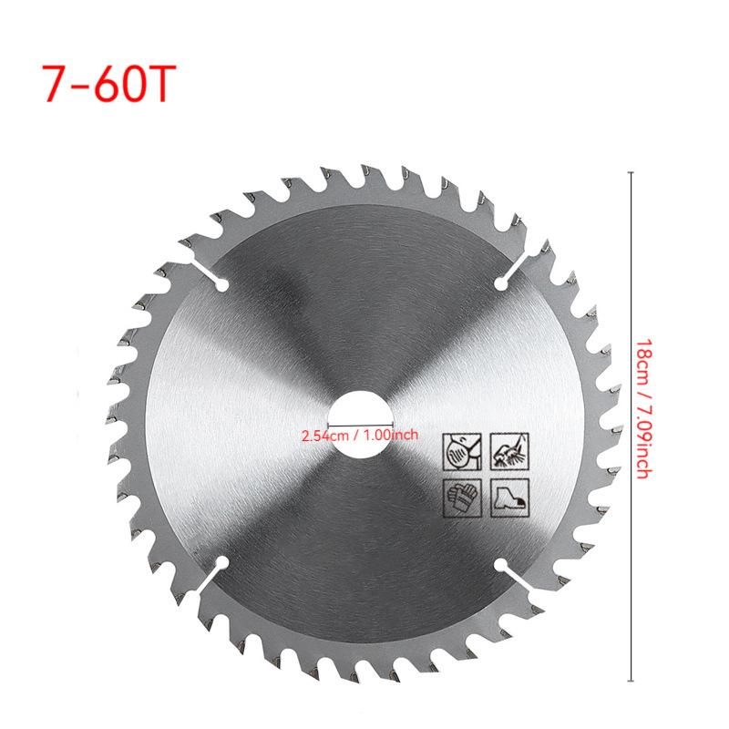 4"/5"/7" Carbide Tip Angle Grinder Cutting Disc Alloy Saw Blade Wood Disc for Electric/Aluminum/Table/Dust-Free Dril 1pc