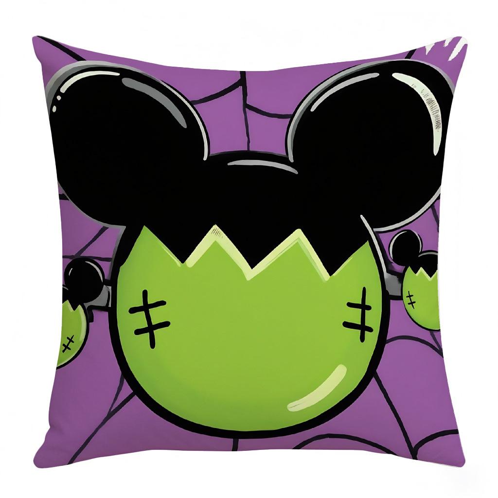 Single-sided Printing Halloween Pumpkin Push Push Cushion Cover Printed Home Push Pillow Cover