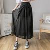 Chiffon Pants Women's Summer Thin Loose Loose Pants High Waist Drooping Super Fairy Culottes Cropped Straight-leg Casual Pants