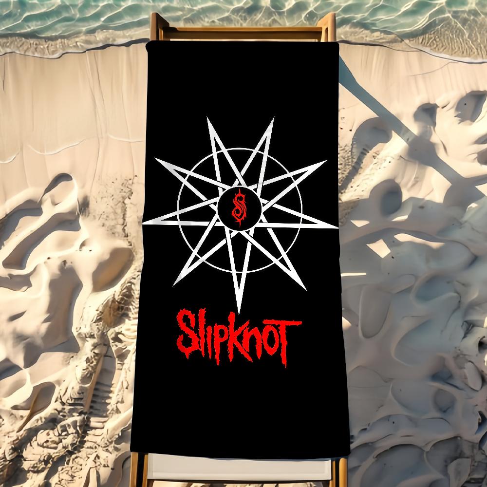 Rock Band S-Slipknot Towel Beach Towel Travel Lightweight Skin Friendly for Pool Beach Camping Cruise Summer