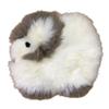 Fluffy and Long-haired Sheepskin Cushion, Cute Sheep-shaped Cushion MCR35-BR